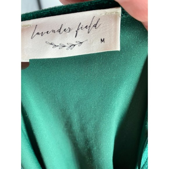 Anthropologie Lavender Field Velvet BOHO Top Size Medium - Picture 7 of 7